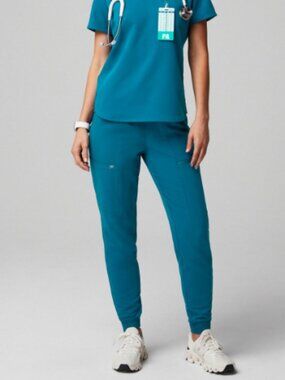 FABLETICS High Rise Jogger Pant, Caribbean Blue, Size XL MOTIONTECH Fabric *NWOT